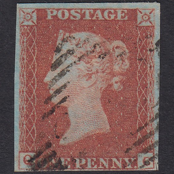 GB QV 1841 1d Pl 78 SG8-B1(1) Constant Variety QC FU Light Irish Cancel