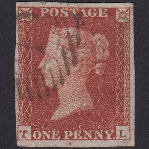 GB QV 1841 1d Plate 94 SG8-B1(1) TL FU Missing Imprimatur 4M London