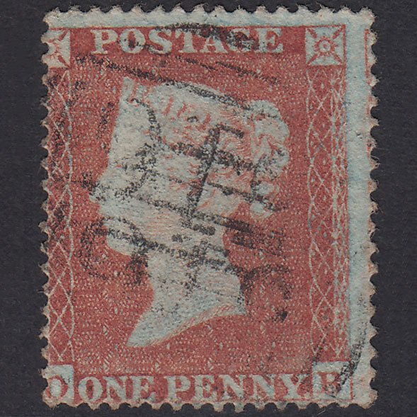 GB QV 1841 1d Red-Brown Plate 167 SG8-B2(1) OB FU Marlborough 516