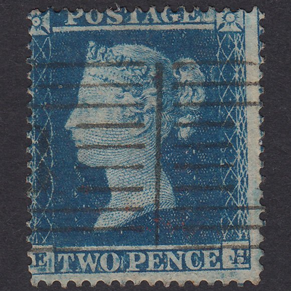 GB QV 1854 2d Plate 4 SG19-F1(1) EH FU Edinburgh 131 Roller Cancel