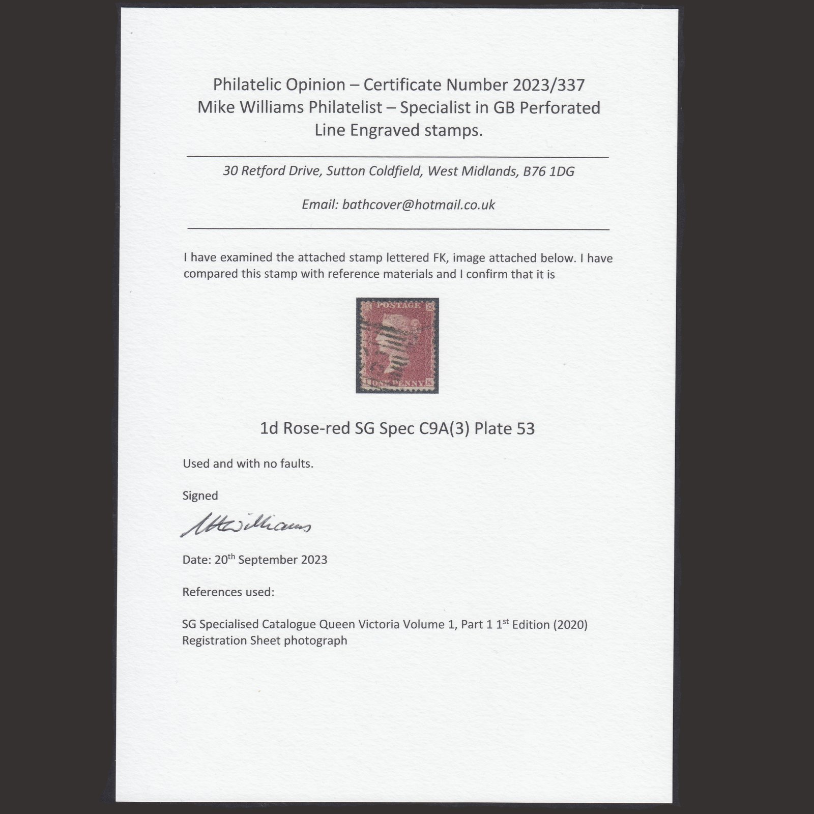 Additional view of stamp 14376