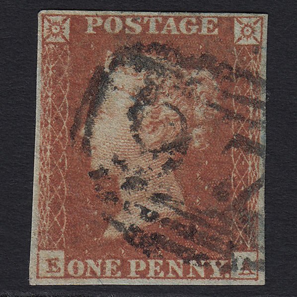 GB QV 1841 1d Red-brown (Plate 101) SG8 EA GU Bury ST Edmunds (97) 4M