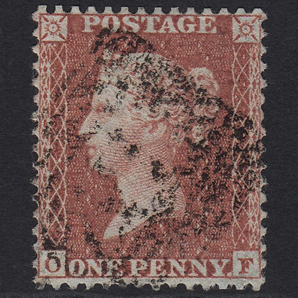 GB QV 1855 1d Brown-rose (Plate 4) C6(4) OF FU