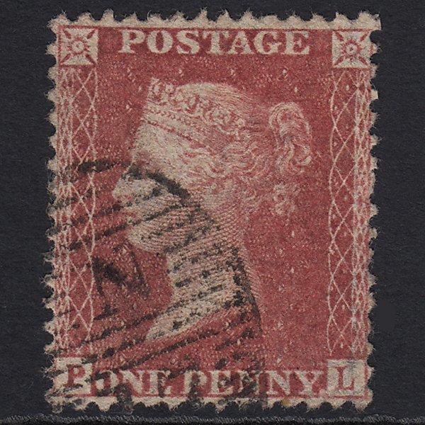 GB QV 1857 1d Rose-red (Plate 60) SG40-C10(1) PL GU London D&S N17