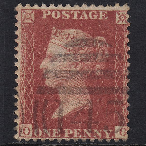 GB QV 1857 1d Rose-red (Plate 56) SG40-C10(1) OG GU Buckingham 145
