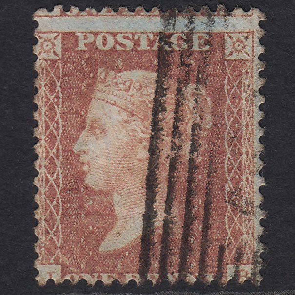 GB QV 1856 1d Red-brown (Plate 39) SG29-C8(1) JB FU Scotland Misperf