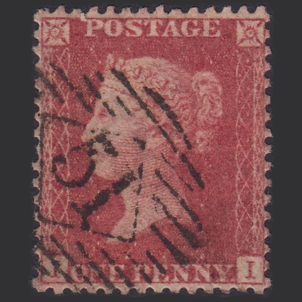 GB QV 1857 1d (Plate 66) SG40-C10(1) II FU Miss Imp London IS 51 51.e