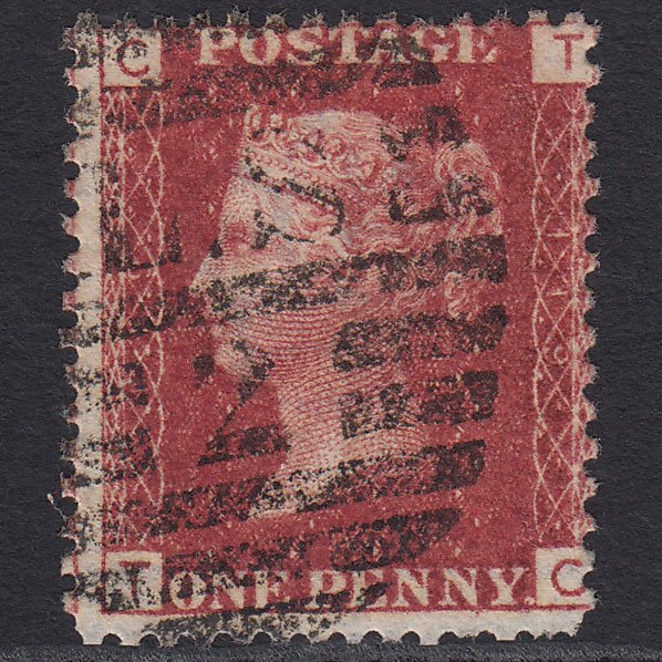 GB QV 1864 1d Lake-red (Plate 119) SG44-G1(2) TC GU London IS Ls2