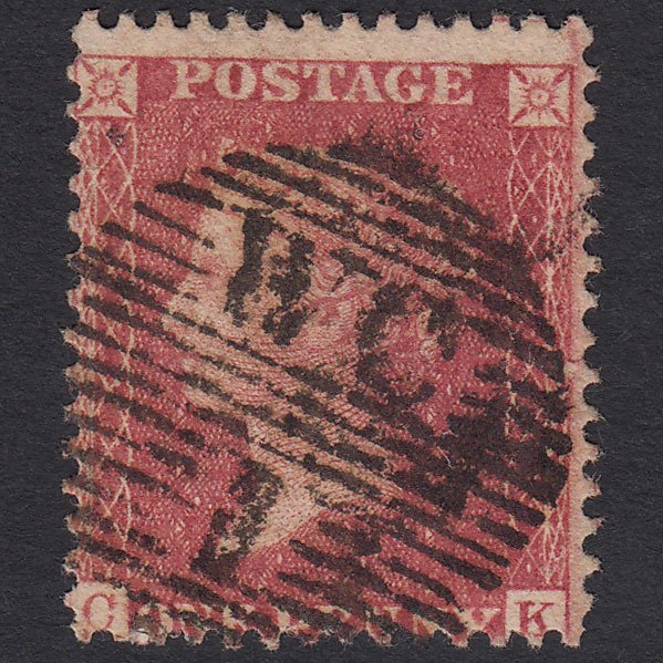 GB QV 1857 1d Rose-red (Plate 57) SG40-C10(1) CK GU London D&S WC1