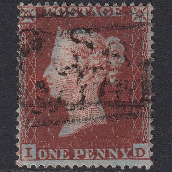 GB QV 1854 1d Red-brown (Plate 173) SG17-C1(1) FU Scots Local Cancel