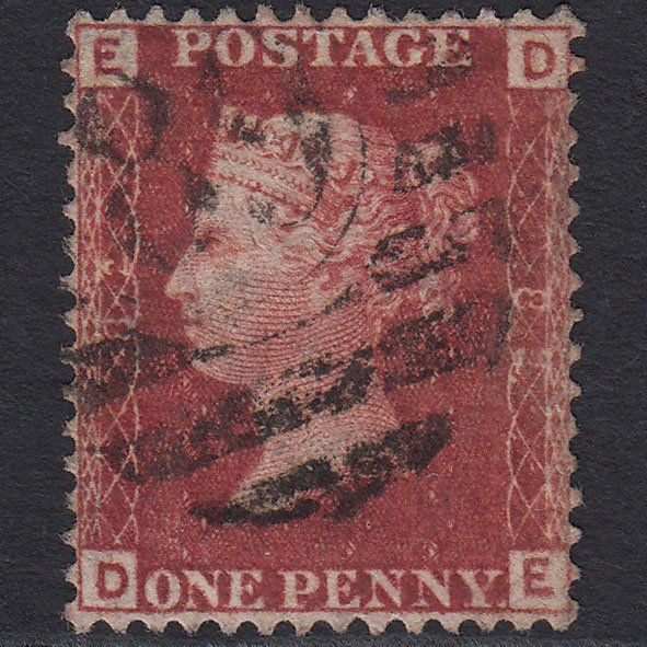 GB QV 1864 1d (Plate 82) SG44-G1(2) DE FU London D&S 89 Very Well Centred