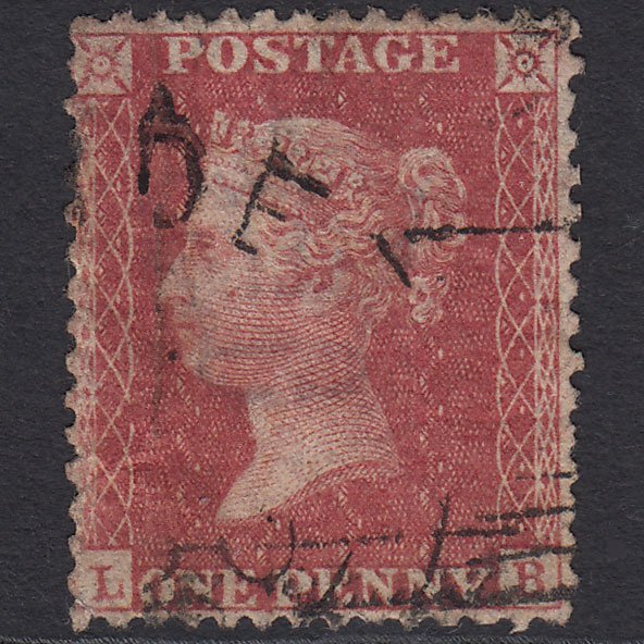 GB QV 1857 1d Rose-red (Plate 36) SG40-C10(1) LB GU Scotland