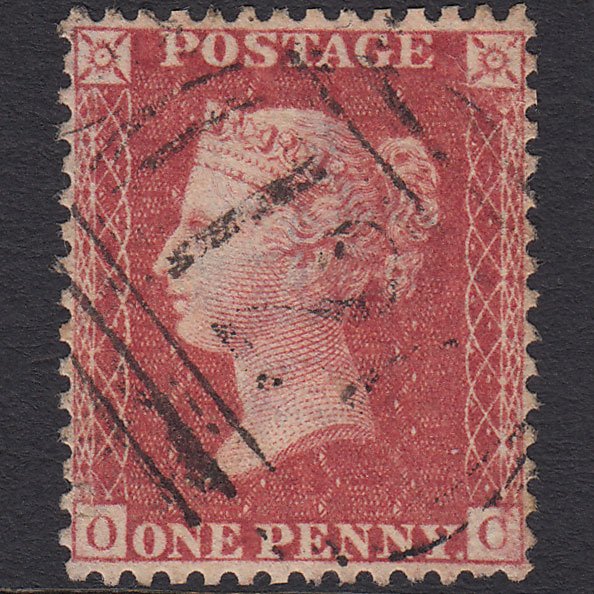 GB QV 1857 1d Rose-red (Plate 42) SG40-C10(1) OC FU Perfect Centring