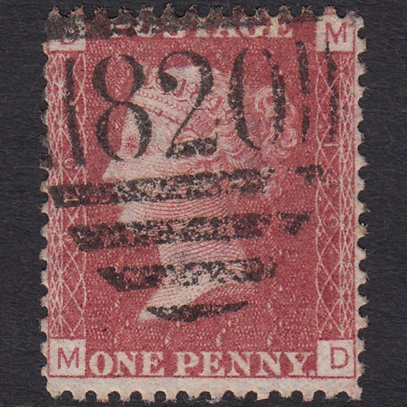 GB QV 1864 1d Lake-red (Plate 149) SG44-G1(2) MD FU Tunbridge Wells 820