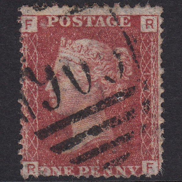 GB QV 1864 1d Lake-Red Plate 174 SG44-G1(2) RF GU