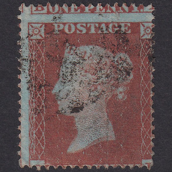 GB QV 1854 1d Red-Brown Plate 179 SG17-C1(1) CI GU Large Misperf