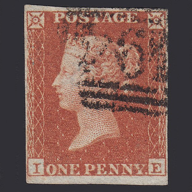 GB QV 1841 1d (Plate 177) SG8-B2(1) IE VFU 4M Cat£2750 Mike Williams Certificate