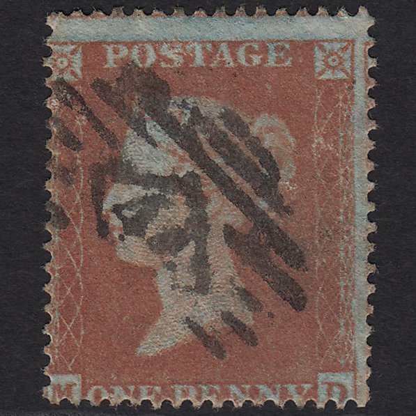 GB QV 1854 1d Red-brown (Plate 188) SG17-C1(1) MD GU in London
