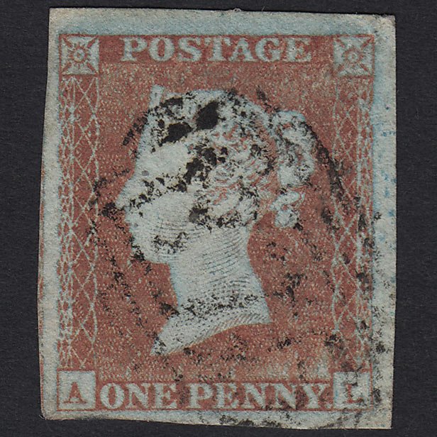GB QV 1841 1d Pale Red-brown SG9-B1(3) AL FU 4 Good to Huge Margins