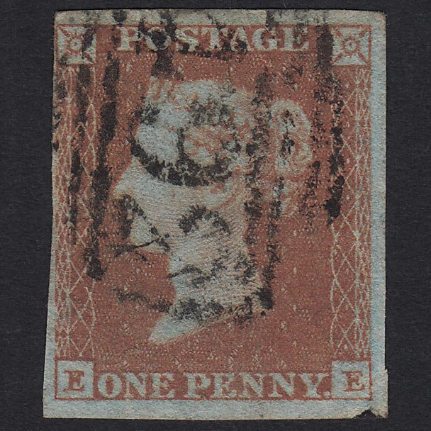 GB QV 1841 1d Red-brown (Plate 119) SG8-B1(1) EE GU Maidenhead 492 4M