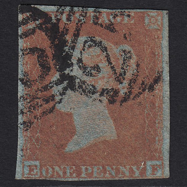 GB QV 1841 1d Orange-brown (Plate 138) SG12-B2(3) EF GU Appleby 25 4M
