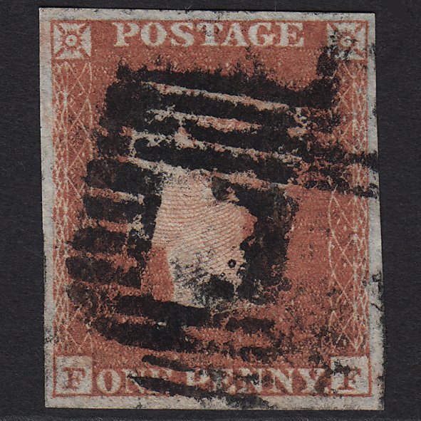 GB QV 1841 1d Red-brown (Plate 131) SG8-B2(1) FF GU Aberdeen 1 4 Margins
