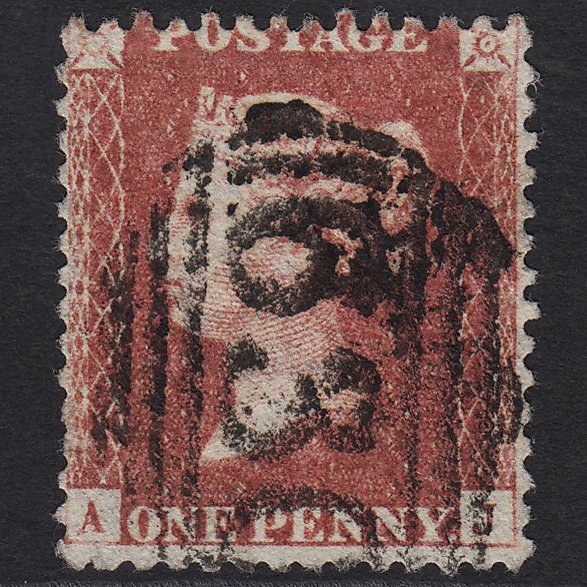 GB QV 1857 1d (Plate 47) SG40-C10(1) AJ FU Preston Brook 630 Missing Imp