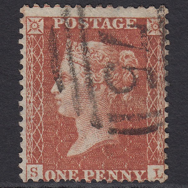 GB QV 1855 1d (Plate 6) SG24-C3(1) SL GU Missing Imprimatur Birmingham 75