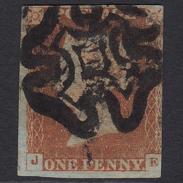 GB QV 1841 1d (Plate 23) SG8-B1(1) JC GU Missing Imprimatur Maltese Cross