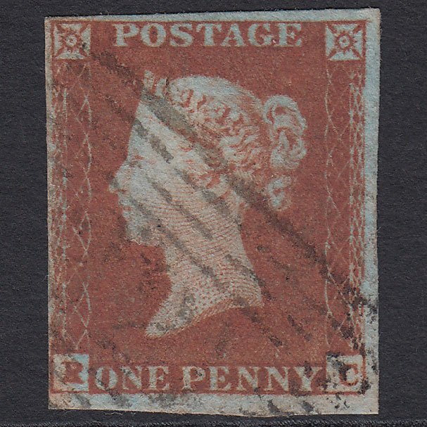 GB QV 1841 1d (Plate 87) SG8-B1(1) RC FU 4 Margins Leith 221 P Converted to R