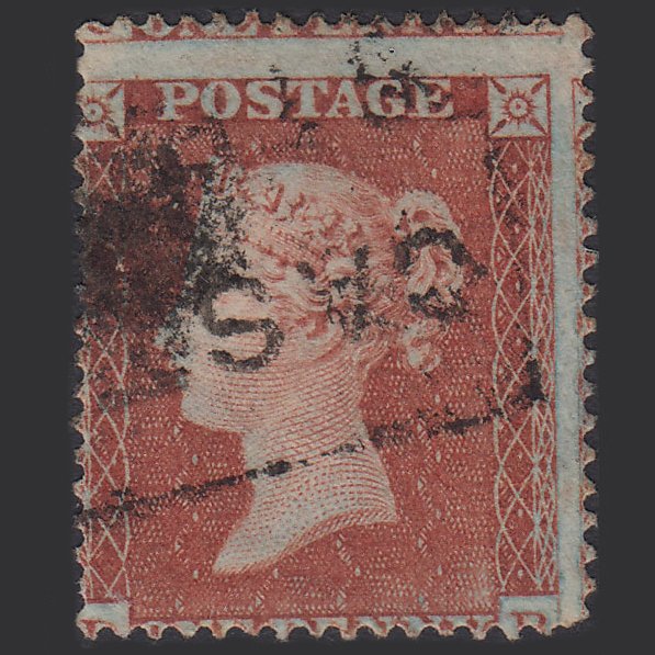 GB QV 1854 1d (Plate 176) SG17-C1(1) DB GU Castle Street Scots Local Cancel
