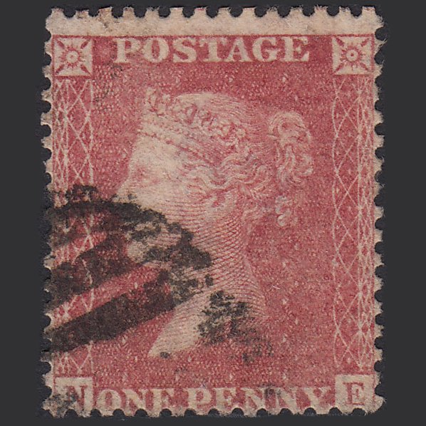 GB QV 1857 1d Rose-red (Plate 48) SG40-C10(1) NE GU