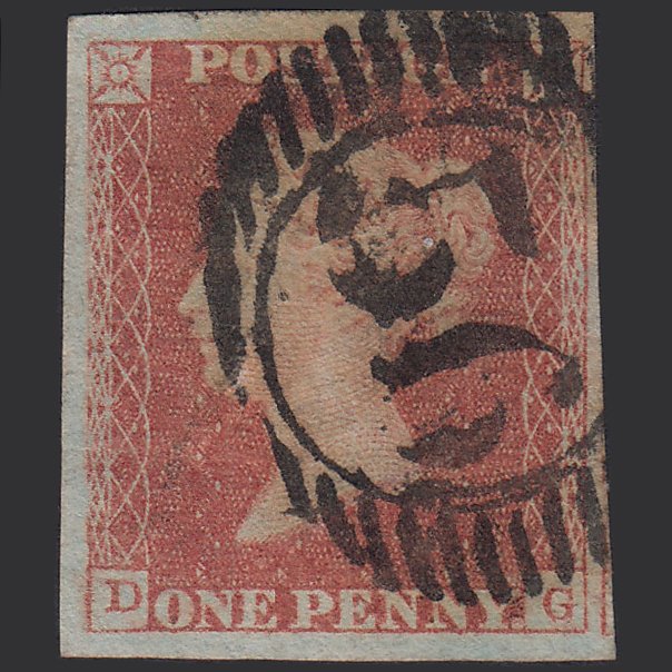 GB QV 1841 1d (Plate 88) SG8-B1(1) DG GU 4 Good Margins London D&S 56