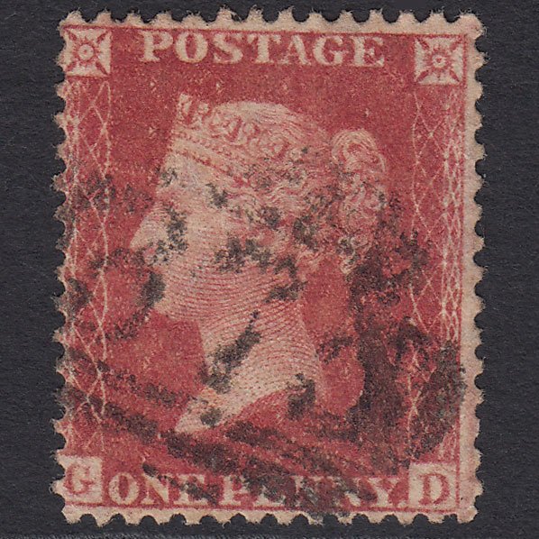 GB QV 1857 1d Rose-red (Plate 39) SG40-C10(1) GD GU