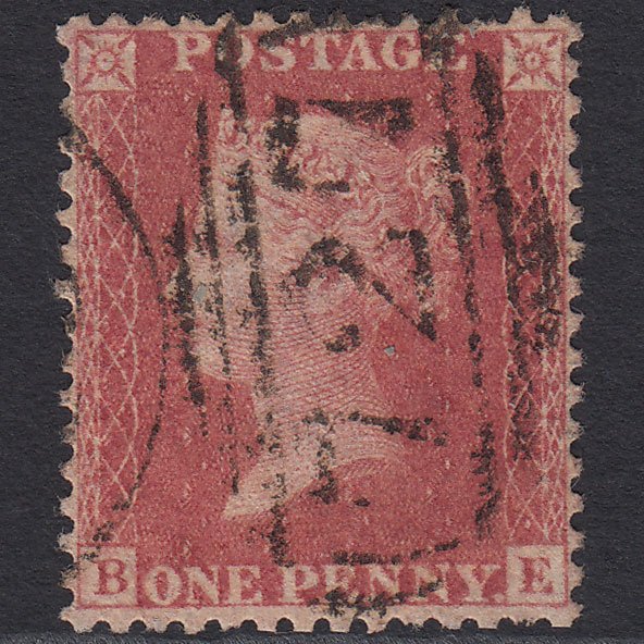 GB QV 1857 1d (Plate 42) SG39-C10(3) BE FU Spalding 727 Well Centred