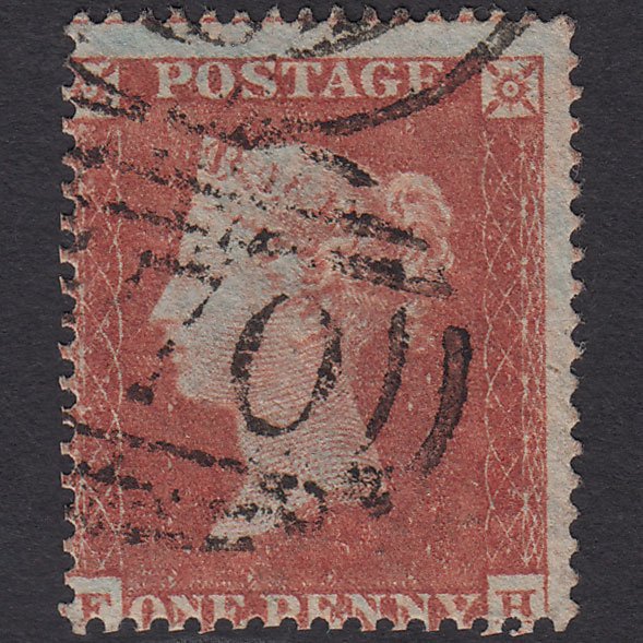 GB QV 1854 1d (Plate 167) SG17-C1(1) FH VFU Northampton 570 Misperf