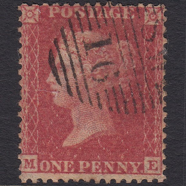 GB QV 1857 1d Rose-red (Plate 52) SG40-C10(1) ME GU London D&S SW16