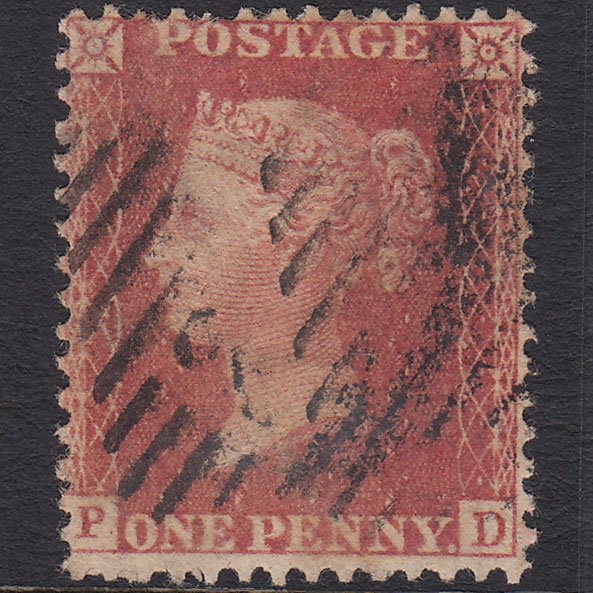 GB QV 1857 1d Rose-red (Plate 57) SG40-C10(1) PD GU Ireland