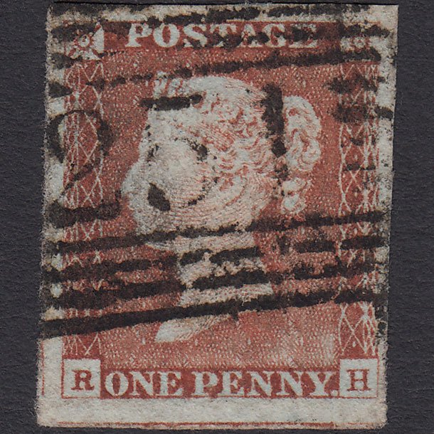 GB QV 1841 1d Pale Red-brown (Plate 65) SG9-B1(3) RH FU 4M Montrose 251