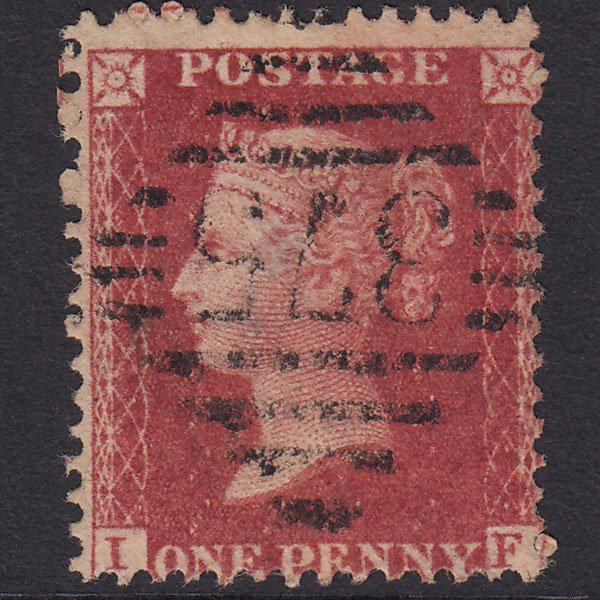 GB QV 1861 1d Rose-Red Plate 51 SG42-C12(3) IF VFU Portadown 375