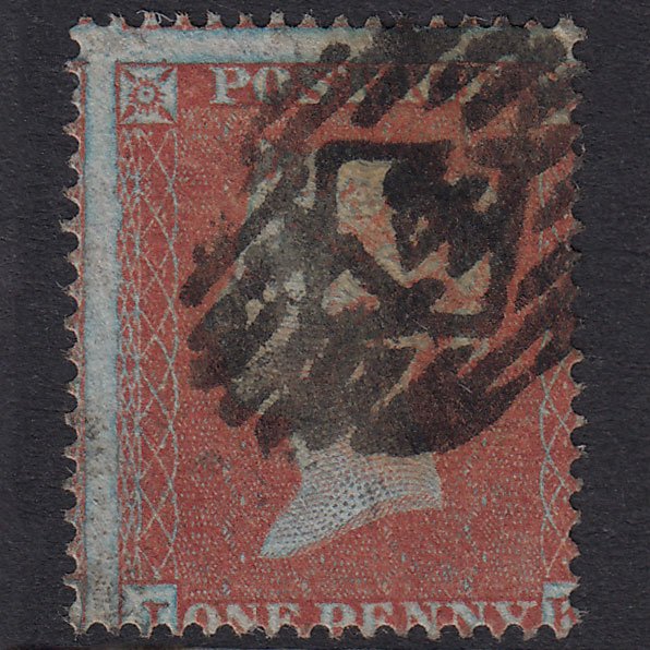 GB QV 1854 1d Plate R3 SG17-C1(1) IK GU Missing Imprimatur London IS 14