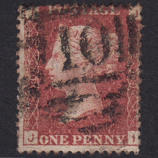 GB QV 1864 1d Lake-Red Plate 209 SG44-G1(2) JI GU