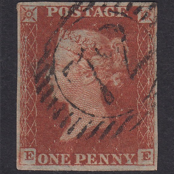 GB QV 1841 1d Red-Brown Plate 46 SG8-B1(1)-BS35 EE GU 4M London D&S 72