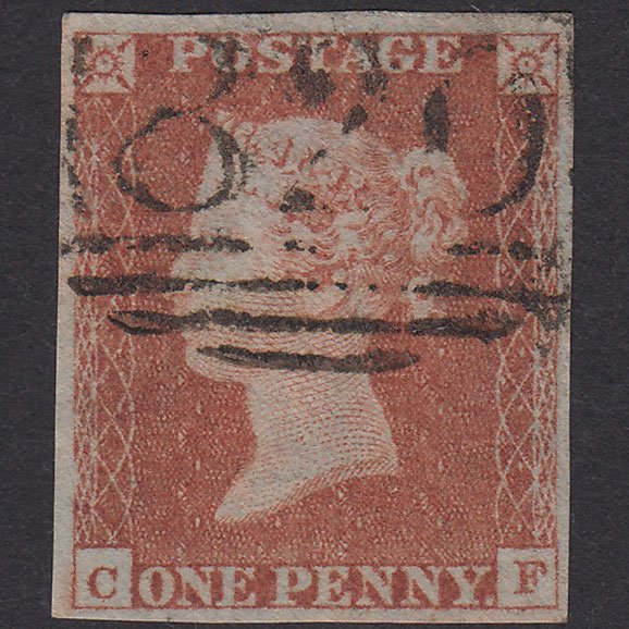 GB QV 1841 1d Plate 46 SG8-B1(1)-BS35 CF FU 4M Tunbridge Wells 820