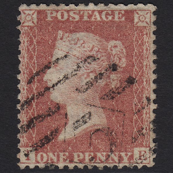 GB QV 1857 1d Rose-red (Plate 43) SG40-C10(1) IE FU London IS 3