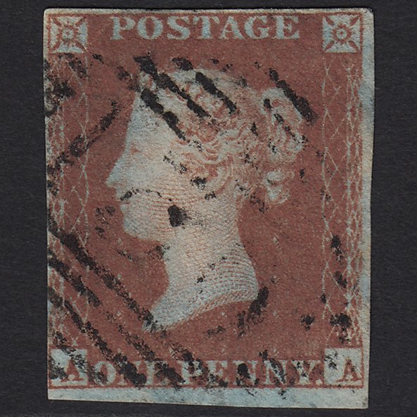 GB QV 1841 1d (Plate 91) SG8-B1(1) AA FU Collon 150 4 Margins Miss Imprimatur
