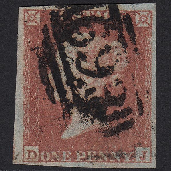 GB QV 1841 1d Red-brown (Plate 152) SG8-B2(1) DJ GU Scarborough 693 4 Margins
