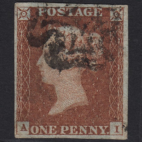 GB QV 1841 1d (Plate 28) SG8-B1(1) AI FU MX 4M Missing Imprimatur Ivory Head