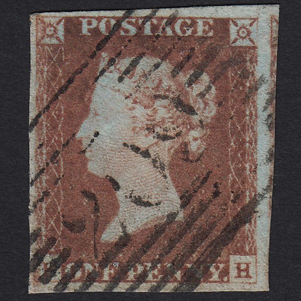 GB QV 1841 1d (Plate 74) SG8-B1(1) FH VFU Kirkcudbright 209 4M Imperf
