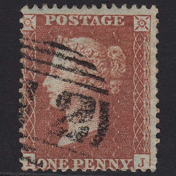 GB QV 1856 1d Red-brown SG29-C8(1) IJ FU